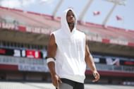 Saquon Barkley at New York Giants v Tampa Bay Buccaneers